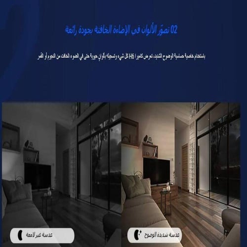 كاميرا منزلية ذكية H6 بتقنية الواي فاي