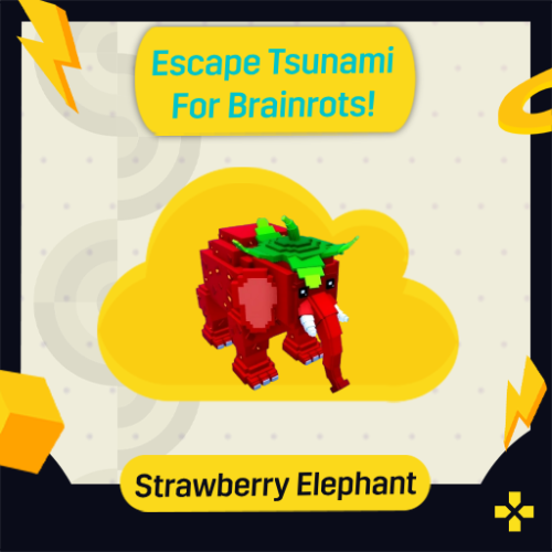 الهروب من التسونامي | Strawberry Elephant