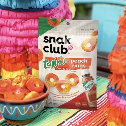 Tajin rings peach