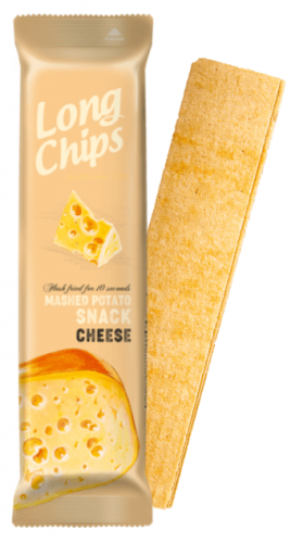 Long chips snack cheese