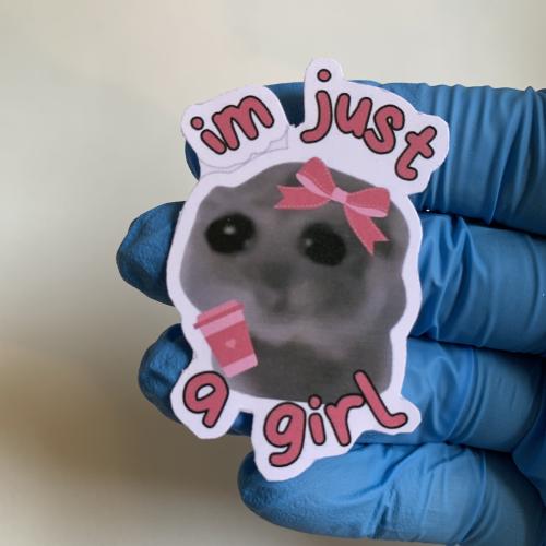 ستكر im just a girl