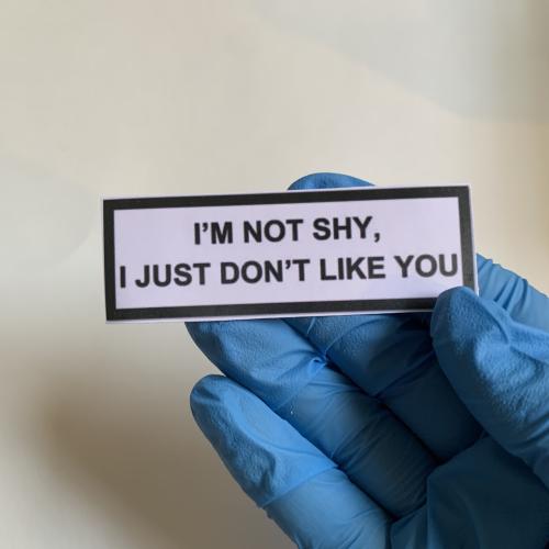 ستكر I’m not shy