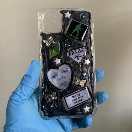 كڤر جوال ايفون ١١ عمل يدوي