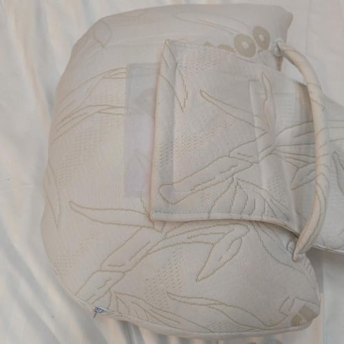 مخدة حوامل بامبو | 4 قطع قابلة للتعديل لدعم الجسم...