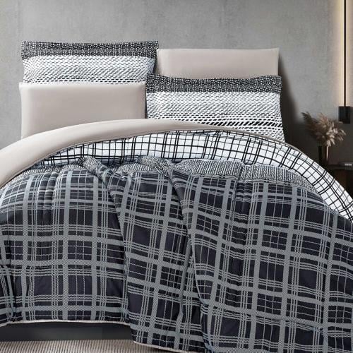 KANGA | طقم لحاف نفرين | وجهين سادة فاخر موديل 301...