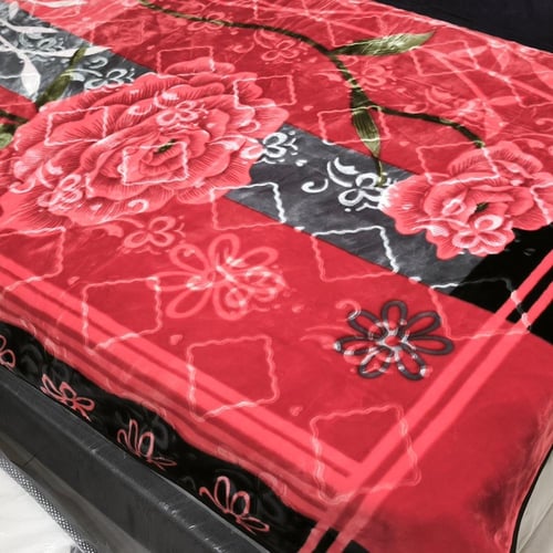 بطانية شتوية جاكار سميكة نفر ونص | دفء وفخامة