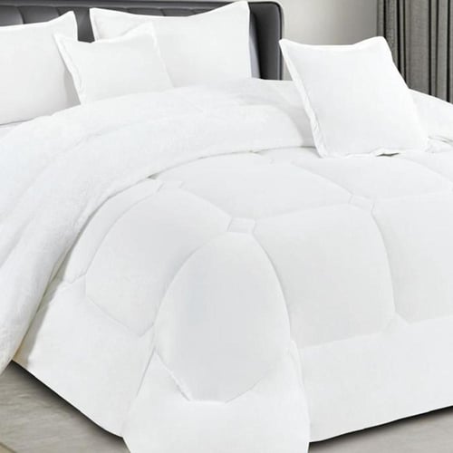 طقم لحاف شتوي نفر ونص فرو مخمل ناعم | موديل cmpb-0...