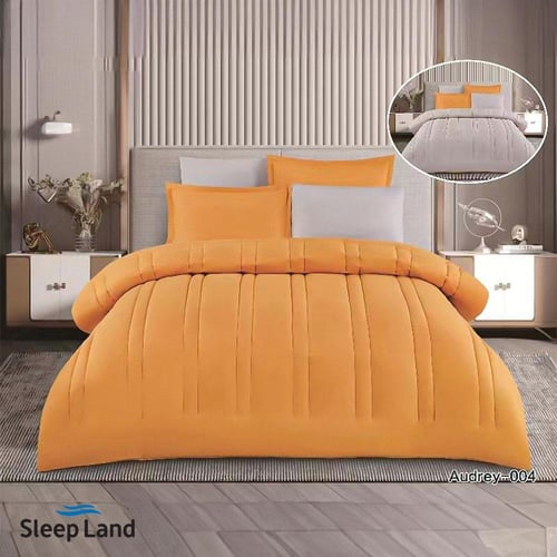 مفرش سرير سادة وجهين مزدوج