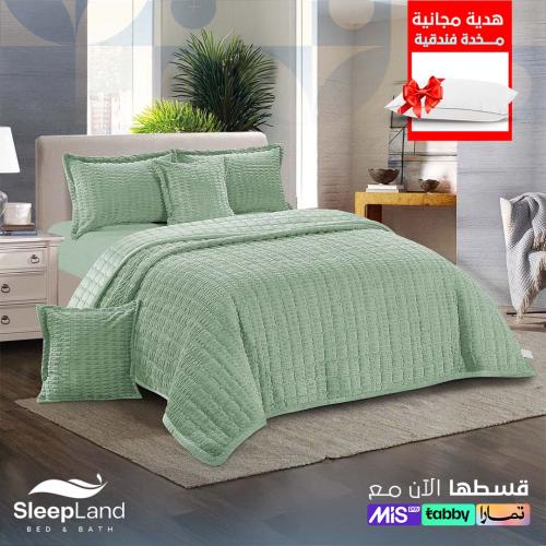 دايسن | مفرش شتوي نفر ونص| لون فيروزي