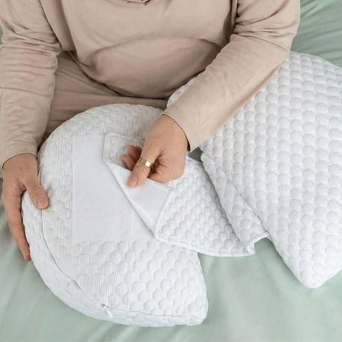 مخدة حوامل بامبو | 4 قطع قابلة للتعديل لدعم الجسم...