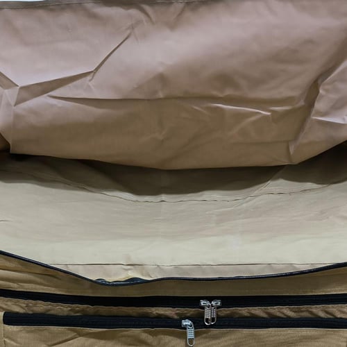 شنطة عزبة فارغة للرحلات بهيكل صندوق حديد-رملي- قما...