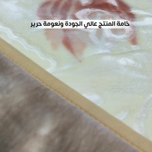 بطانية شتوية جاكار سميكة نفر ونص | دفء وفخامة