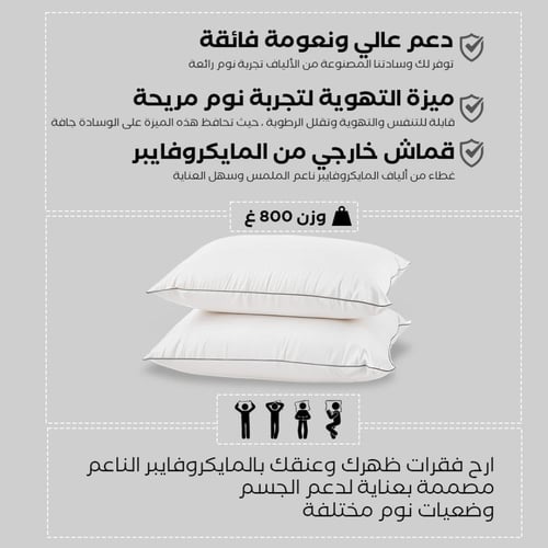 طقم مفرش قطني 100% | 7 قطع - مقلم مقاس مزدوج لون ر...
