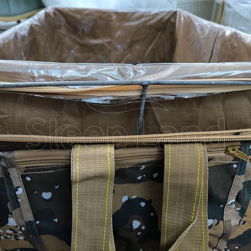 شنطة عزبة فارغة للرحلات - قماش تنزاني عسكري