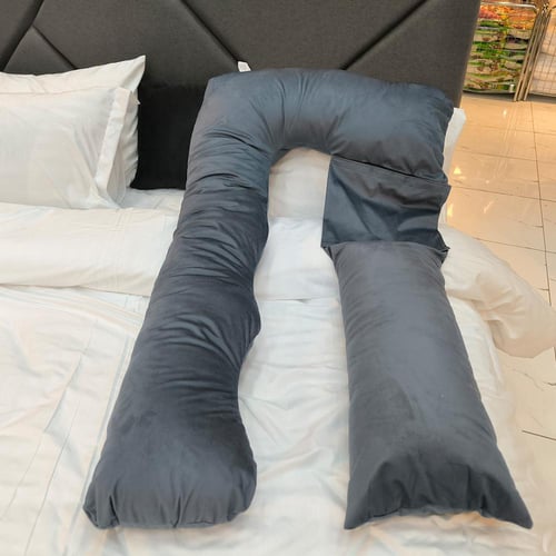 مخدة حوامل Mommy Nest شكل U قابلة للتعديل لدعم الج...