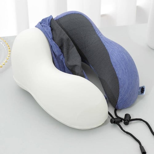 وسادة رقبة ميموري فوم للسفر والمكتب | دعم 360° للر...