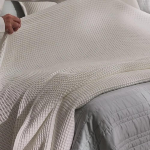 بطانية وافل صيفية قطن 100% لطيفة على البشرة - مقاس...