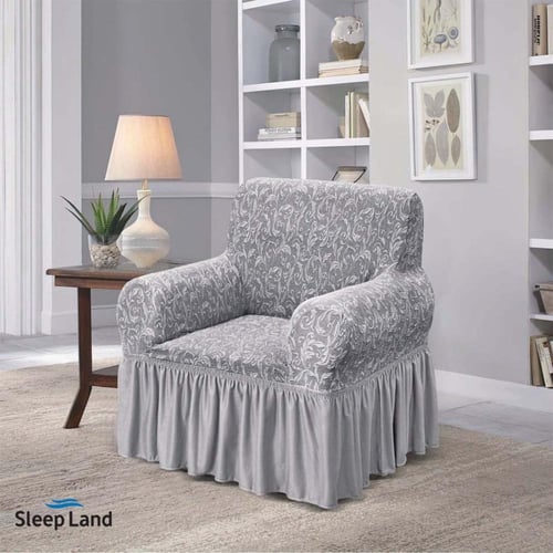 طقم تلبيسة كنب رمادي