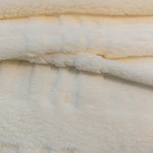 بطانية فلانو روشينا فاخرة وجهين 1900 غ | مخمل فرو...