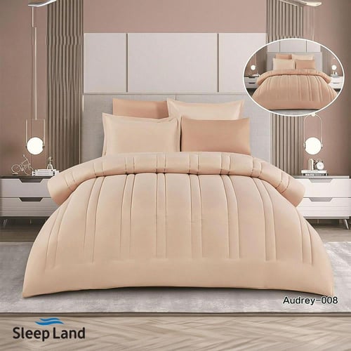 مفرش سرير سادة وجهين مزدوج