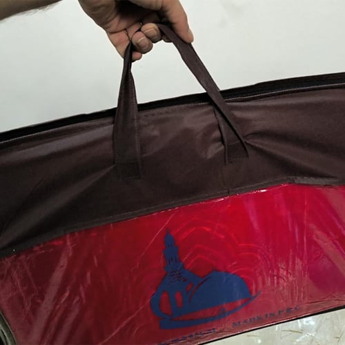 سجادة مع مسند ظهر قابلة للطي + شنطة حمل