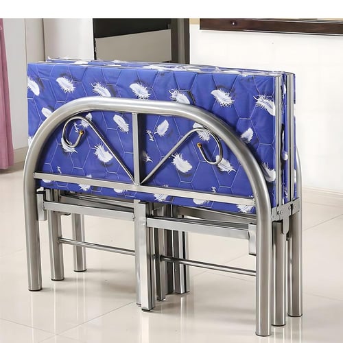 سرير حديد قابل للطي - تصميم عملي متين