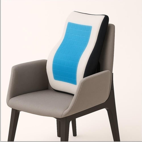 وسادة دعم الظهر الطبية بتقنية جل التبريد | ميموري...