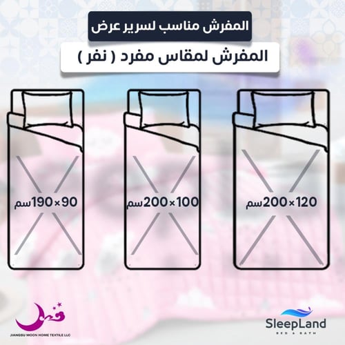 مفرش أطفال ckr وجهين فرو ومخمل مضغوط 3 قطع – هيلو...