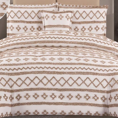 طقم مفرش شانيل | 8 قطع - نفرين - موديل bohemian-1