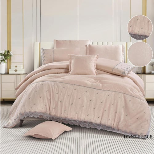 طقم لحاف Dantil دانتيل | 8 قطع موديل تولين