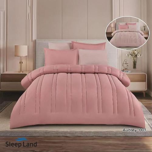 مفرش سرير سادة وجهين مزدوج