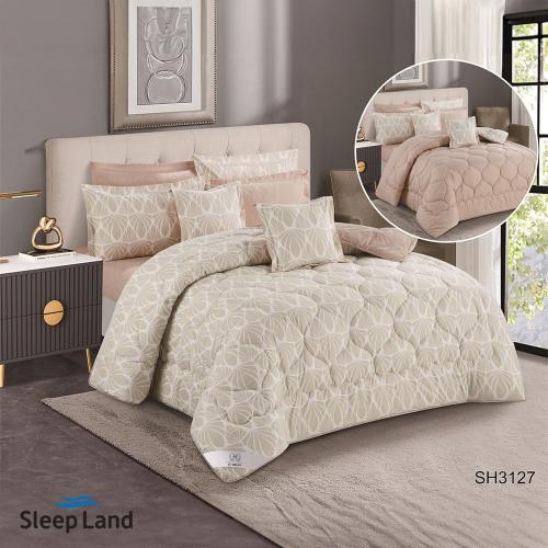 مفرش سرير مشجر | لون بيج -3124