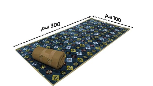 مدة رول مبطنة للرحلات البرية | مقاس 300×100 سم