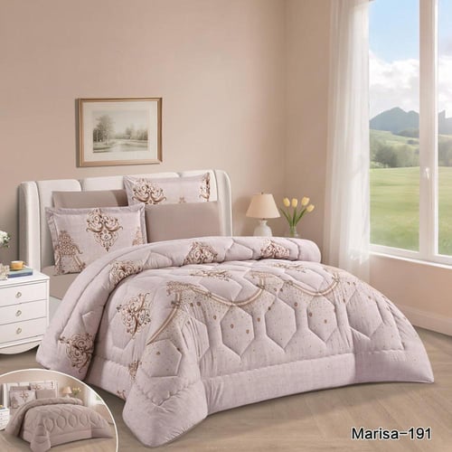 marisad | طقم مفرش مشجر وجهين موديل 191 نفرين