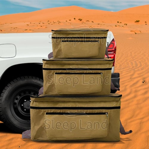 شنطة عزبة فارغة للرحلات بهيكل صندوق حديد-رملي- قما...