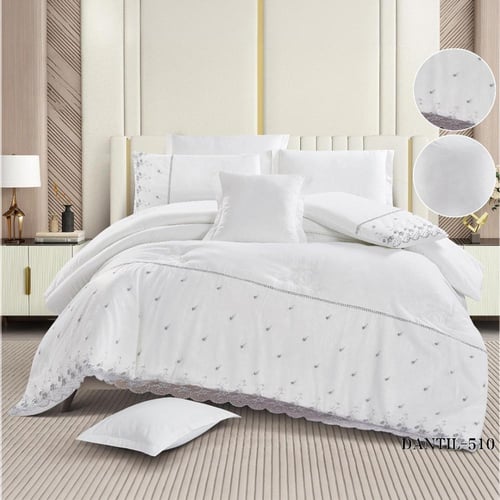طقم لحاف Dantil دانتيل | 8 قطع موديل تولين
