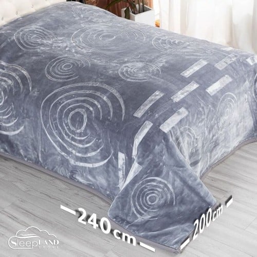 بطانية 6 كيلو مزدوج رصاصي