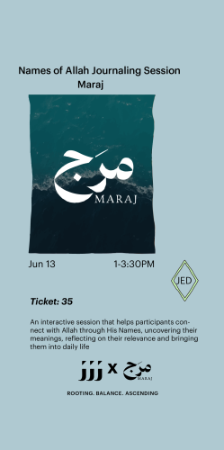 maraj | Names of Allah Journaling Session