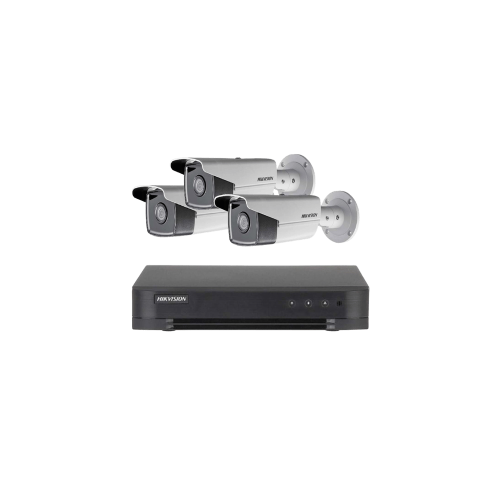 باقة من 3 كاميرات خارجية هيك فيجن 8MP