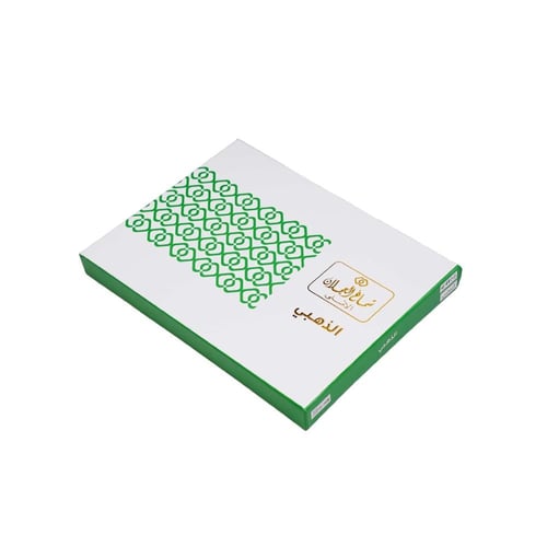 شماغ العجلان الذهبي ابيض