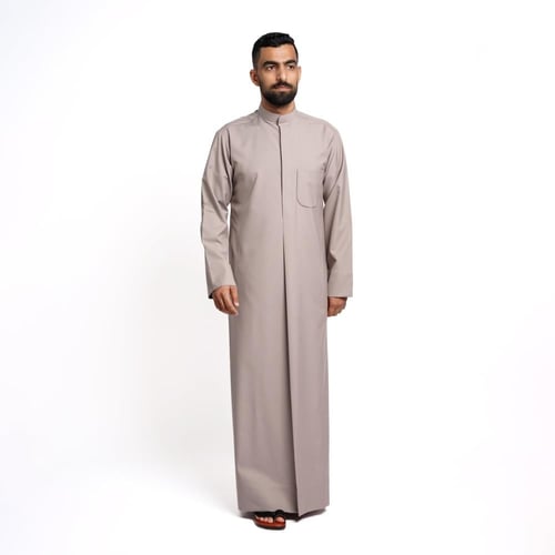 2 ثياب كويتي رجالي شتوي سادة مع شال هدية