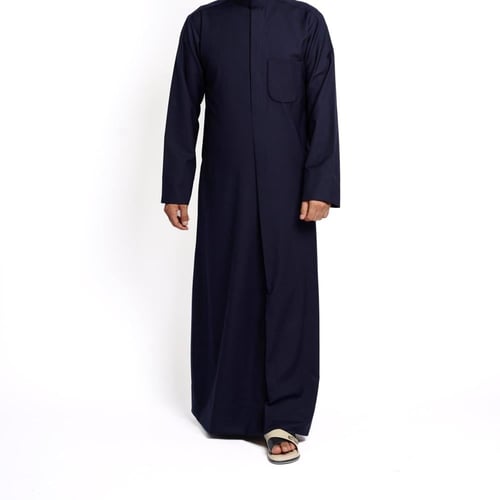 ثوب كويتي ولادي شتوي سادة