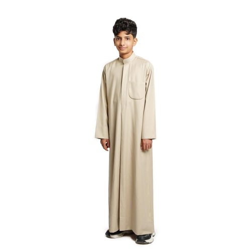 ثوب كويتي شتوي ولادي مقلم