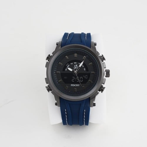 ساعة فخامه شبابية - كحلي