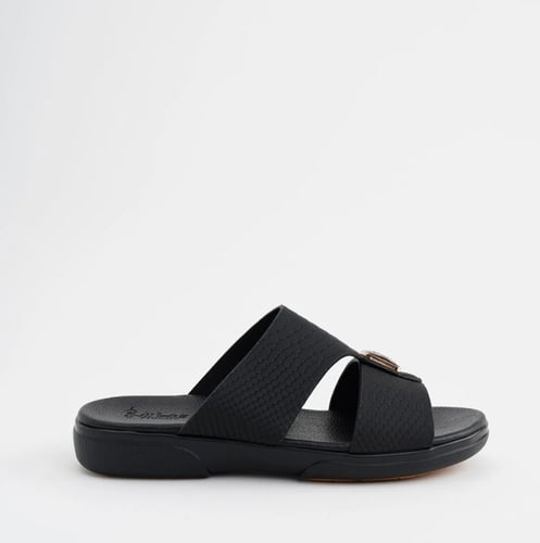 حذاء رجالي خليجي07 - جلد منقوش