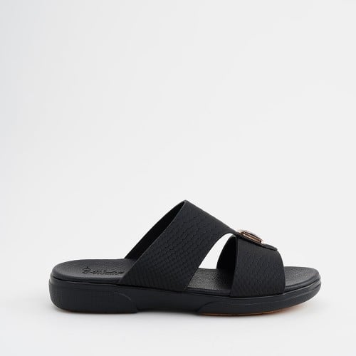 حذاء رجالي خليجي07 - جلد منقوش