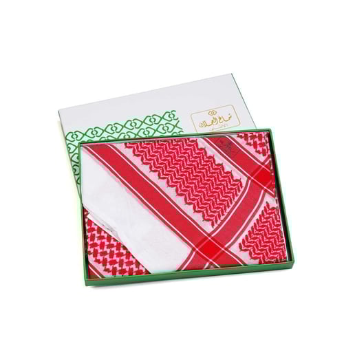 شماغ العجلان الذهبي احمر 4