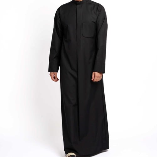 ثوب كويتي ولادي شتوي سادة