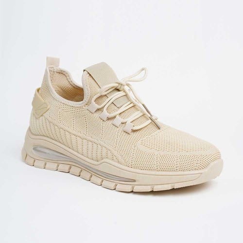 شوز رجالي ربطه بيج فاتح بنعل عالي ربطة FD 0807-1