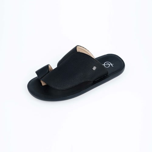 حذاء رجالي - أسود سادة